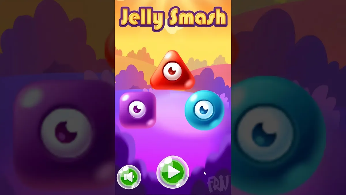 Jelly Smash gameplay screenshot and banner